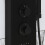 HEAD Thermostatic Bathroom Shower Tower Panel Column Body Jets Twin Head Matt Black 4