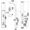 HEAD Thermostatic Bathroom Shower Tower Panel Column Body Jets Twin Head Matt Black 9
