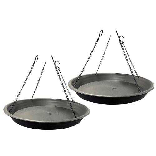 Selections Large Bird Feeder Seed Catcher Tray (Set of 2)