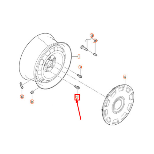 Volkswagen BEETLE 9C Wheel Bolt WHT001812 NEW GENUINE on OnBuy