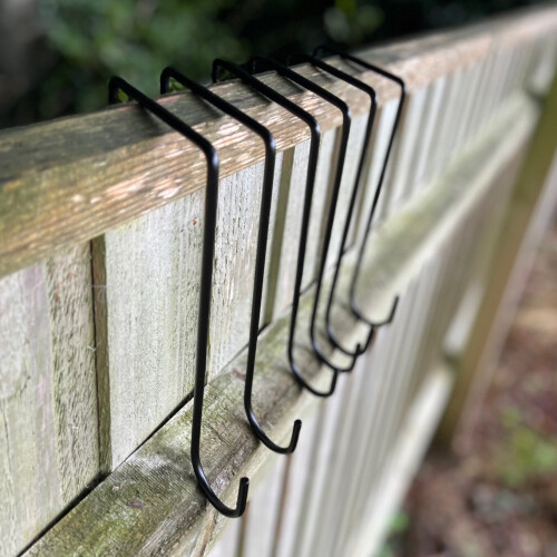 Selections 20cm Bracket Garden Fence Panel Hooks (Set of 6) 1