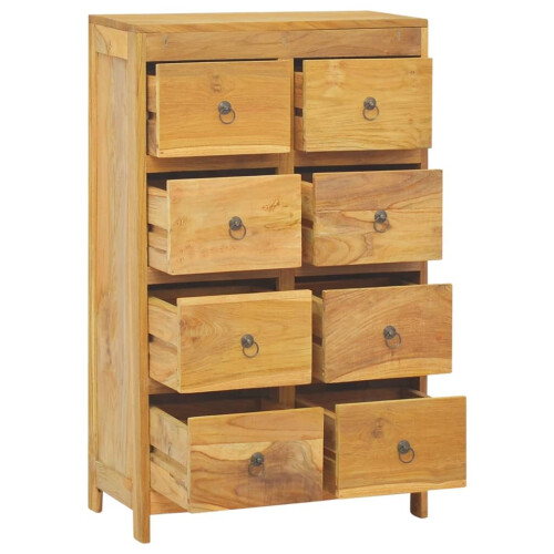 VidaXL vidaXL Kommode 55x30x90 cm Massivholz Teak 1