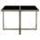 VidaXL vidaXL Gartentisch Grau 109x107x74 cm Poly Rattan und Glas 2