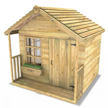 (Sparrow) Rebo 5FT x 5FT Childrens Wooden Garden Playhouse