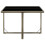 VidaXL vidaXL Gartentisch Grau 109x107x74 cm Poly Rattan und Glas 3