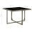 VidaXL vidaXL Gartentisch Grau 109x107x74 cm Poly Rattan und Glas 4