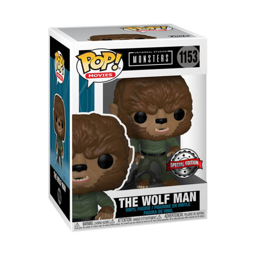 Universal Monsters Wolf Man US Exclusive Pop! Vinyl