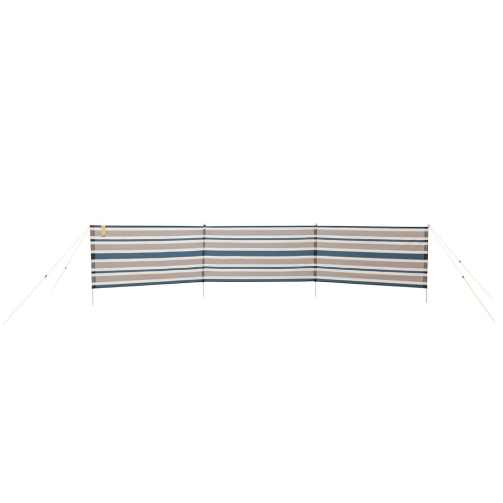 Easy Camp Beach Windscreen Blue And Sand Outdoor Camping Hiking Windbreak