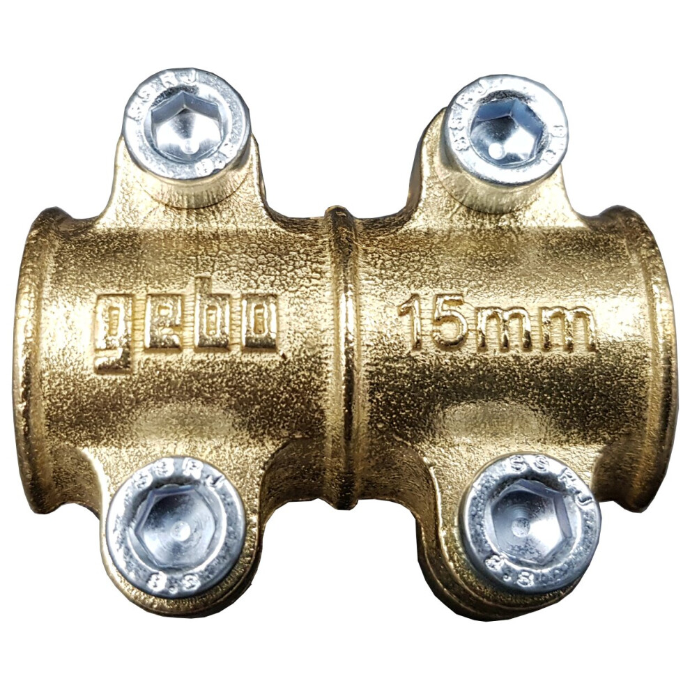 (15mm) Copper Pipe 28mm Leak Repair Clamps Antileak Fittings Water Hole Leak Fix