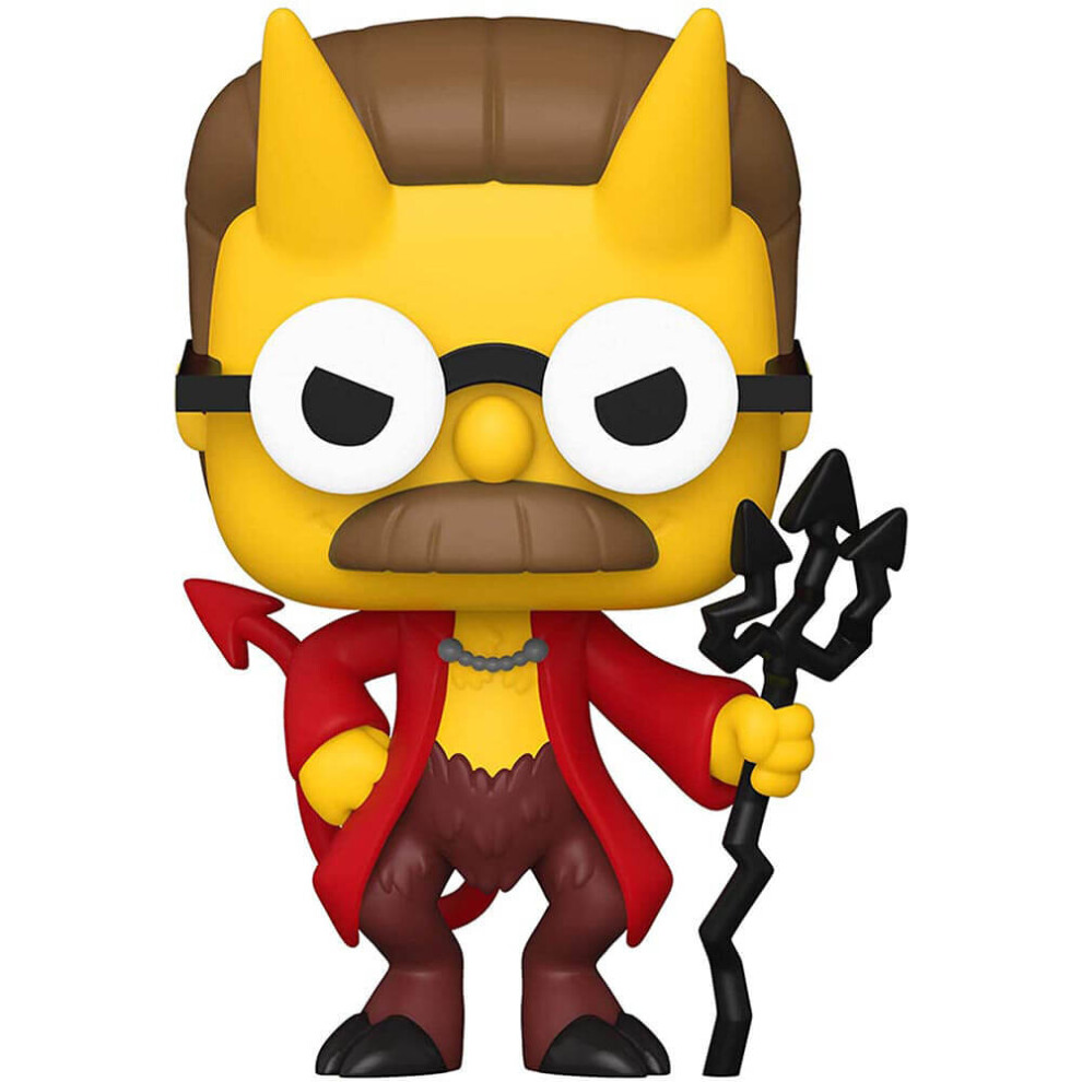 The Simpsons Flanders Devil Glow US Exclusive Pop! Vinyl