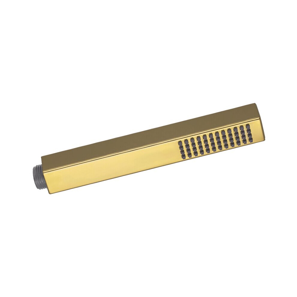 Long Gold Finishing Rectangle Shaped Shower Head Replacement Bathroom Handle-image-OPC-P9T2W9F-NEW