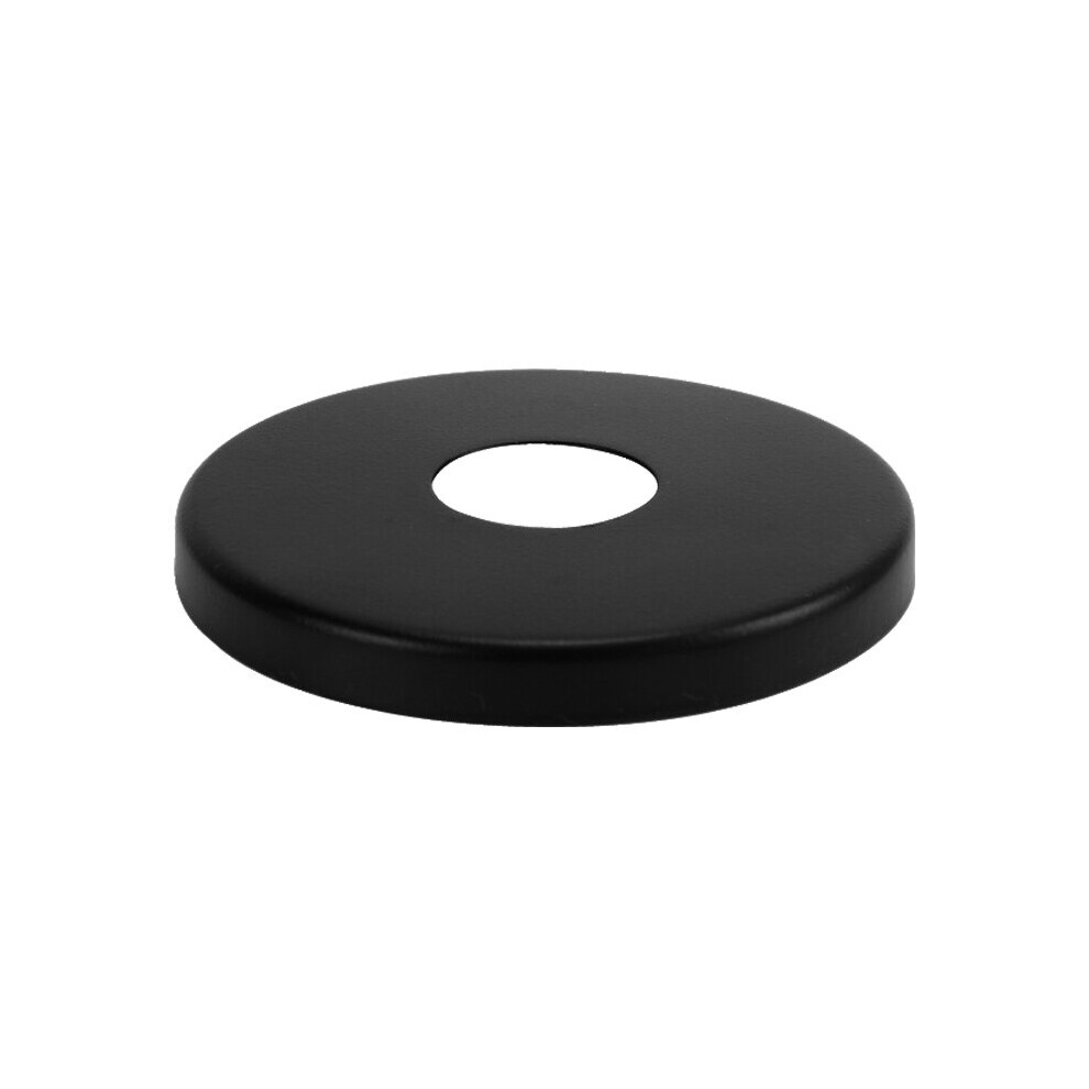 (3/4 Inch Bsp) 26Mm 3/4" Inch Bsp Black Finished Steel Valve Tap Pipe Cover Collar 8Mm High 664697653651