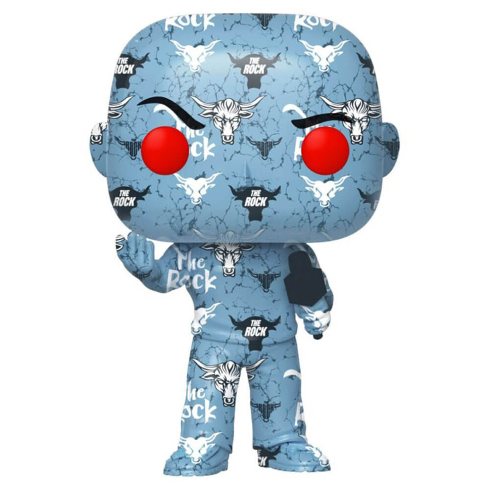 Photos - Action Figures / Transformers WWE The Rock  US Exclusive Pop! Vinyl w/ Protector (Artist)