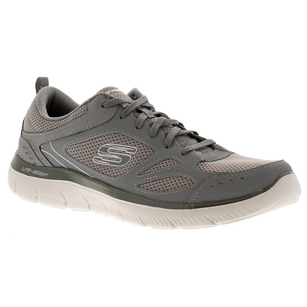 (Grey, 7 (Adults')) Skechers Summits South R Men's Trainers UK Size