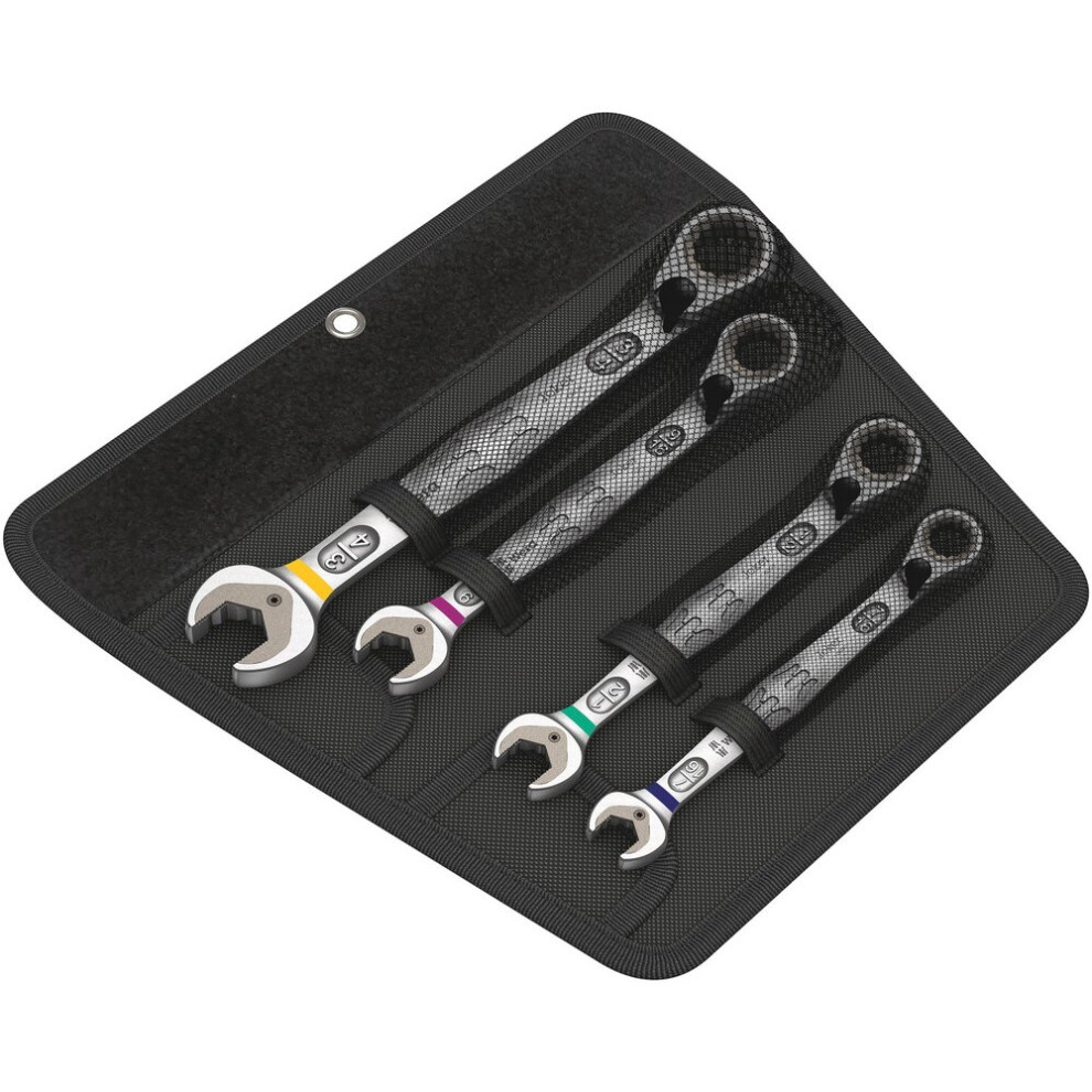 Wera Joker Switch 4Pce Imperial Set 1 Ratcheting Combination Spanner,020090