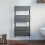 Modern Flat Panel Heated Towel Rail Radiator Anthracite 950x500 Straight Valves 2