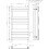Modern Flat Panel Heated Towel Rail Radiator Anthracite 950x500 Straight Valves 9