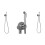 Rubinetto Da Bidet Rea Lungo Loop 2