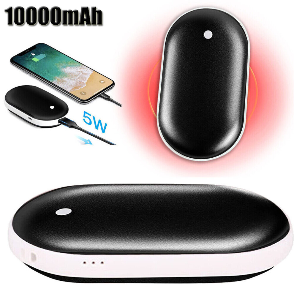 Mini Hand Warmer 10000mAh Rechargeable Pocket Power Bank Winter Heater