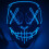 (Blue) Halloween Neon Stitches LED Mask Light Up Costume 4