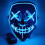 (Blue) Halloween Neon Stitches LED Mask Light Up Costume 5