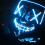 (Blue) Halloween Neon Stitches LED Mask Light Up Costume 6