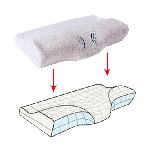 Memory Foam Pillow Sleep Orthopaedic Cervical for Neck Back Support 2