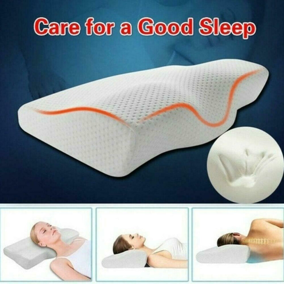 Memory Foam Pillow Sleep Orthopaedic Cervical for Neck Back Support