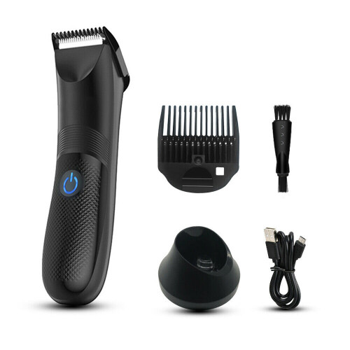 Balls Body Groin Mens Waterproof Electric Hair Trimmer Shaver Groomer