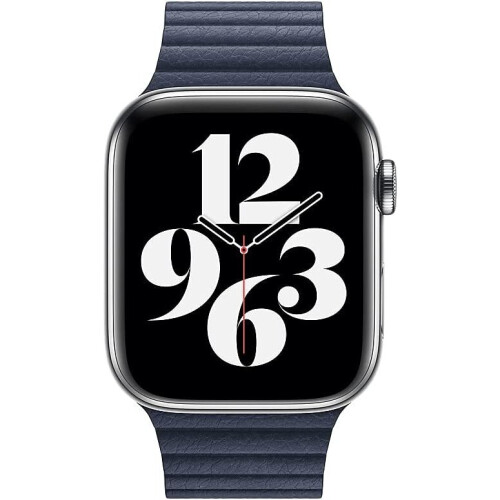 Apple Apple Leather Loop Watch Strap (44mm) - Large - Diver Blue 1