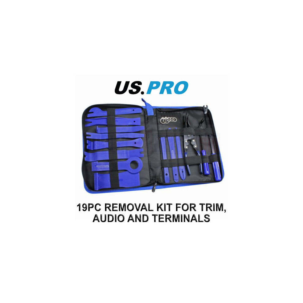 Us Pro Tools 19Pc Trim & Panel Removal, Audio, Terminals, Radio Removal Set 5458