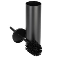 Toilet Brush and Holder Free Standing Matt Black Bathroom Luxury Accessory
