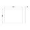 L Shaped Shower Bath End Panel Modern Bathroom White Gloss MDF 680x540mm 4