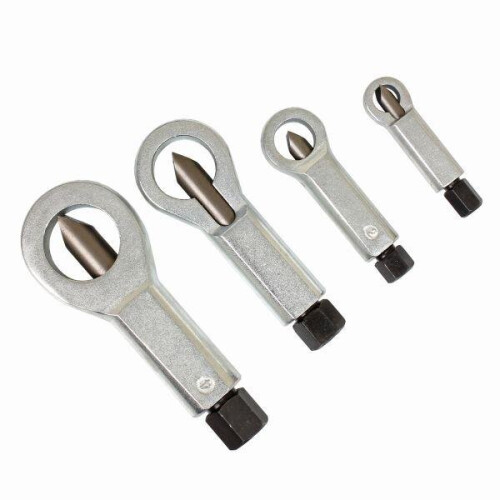 us pro US PRO Tools 4 Piece Nut Splitter Set Remove Broken Corroded Damaged Nut 9 - 27mm 5894 2