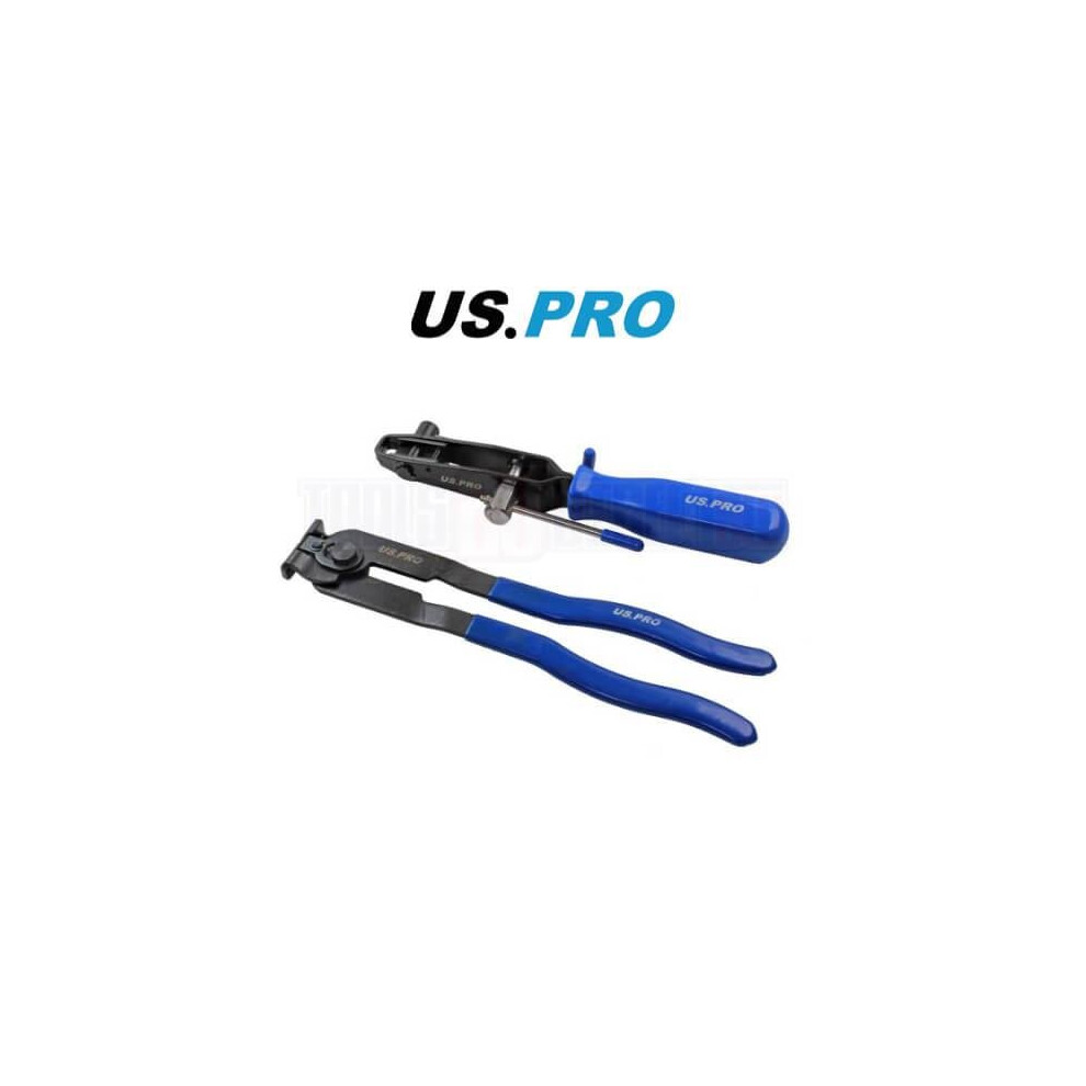 Us Pro Tools Cv Clamp Tool And Cv Joint Boot Clamp Pliers Set 6258 5060478383741
