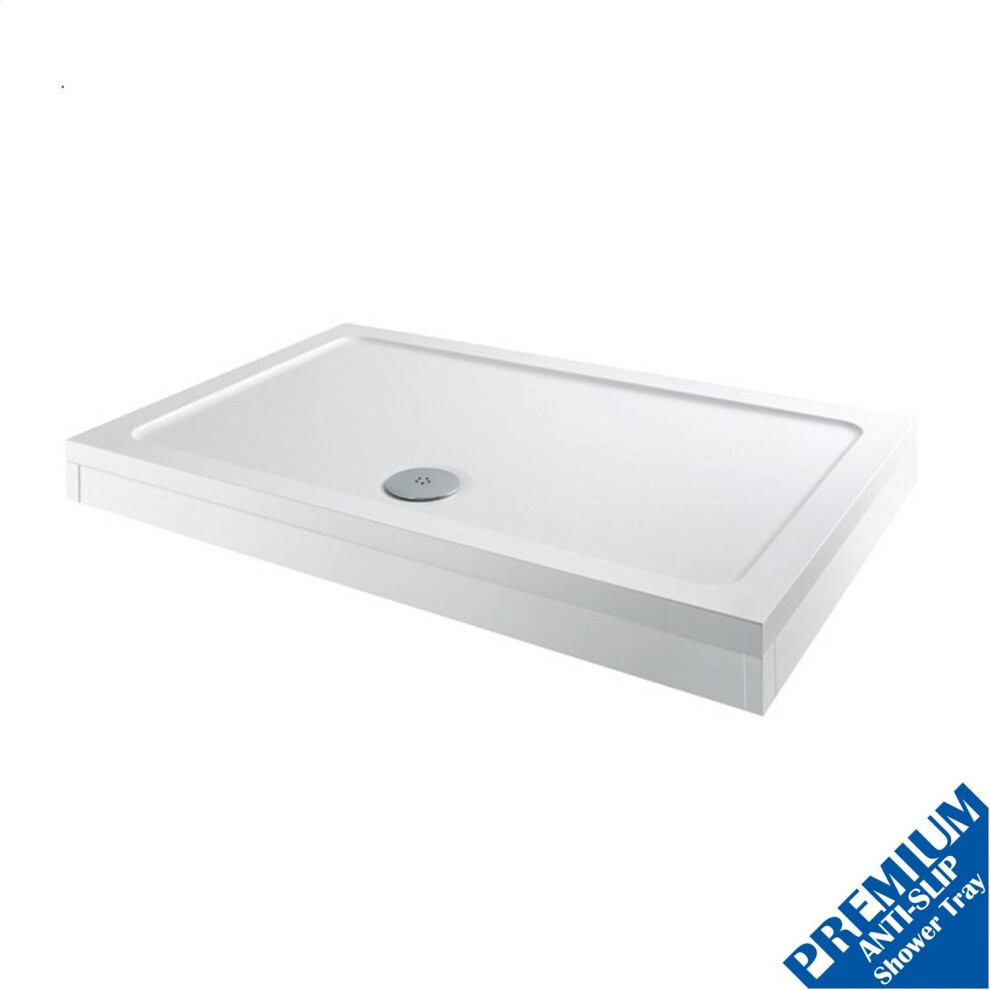 1000 X 900Mm Shower Tray Rectangular Easy Plumb Premium Anti-Slip Free Waste 5056093646941
