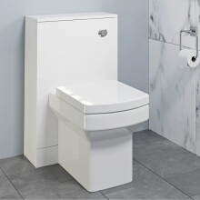 500mm Bathroom Toilet Concealed Cistern Furniture Unit Pan Soft Close Seat White