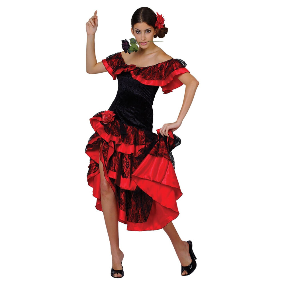 Wicked Costumes Spanish Senorita Flamenco Dancer Fancy Dress Costume M Not,Specified