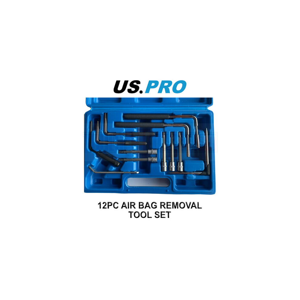 US PRO Tools 12pc Automotive Air Bag, Airbag Removal Tool Set Kit 5048