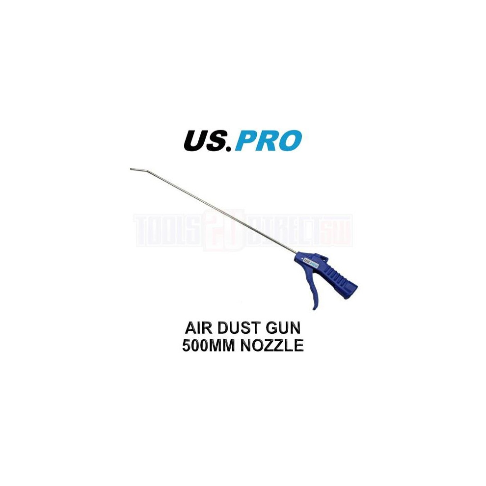 US PRO Tools Air Dust Gun 500mm Nozzle Plastic Grip Handle 8781