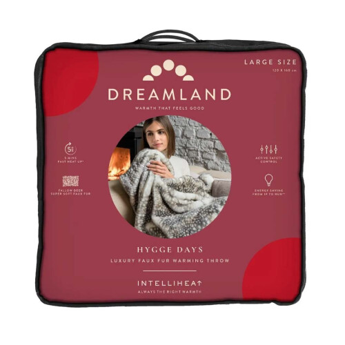 Dreamland Dreamland 16893 Luxury Warming Throw Fallow Deer 2