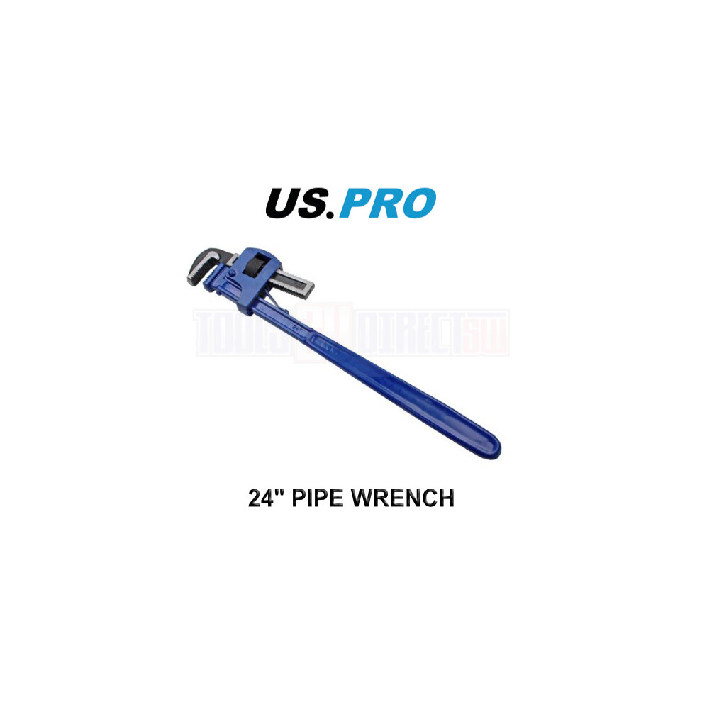 US PRO Tools 24" Pipe Wrench Stilsons Plumbing Water Pump Monkey Pipe Wrench 7040