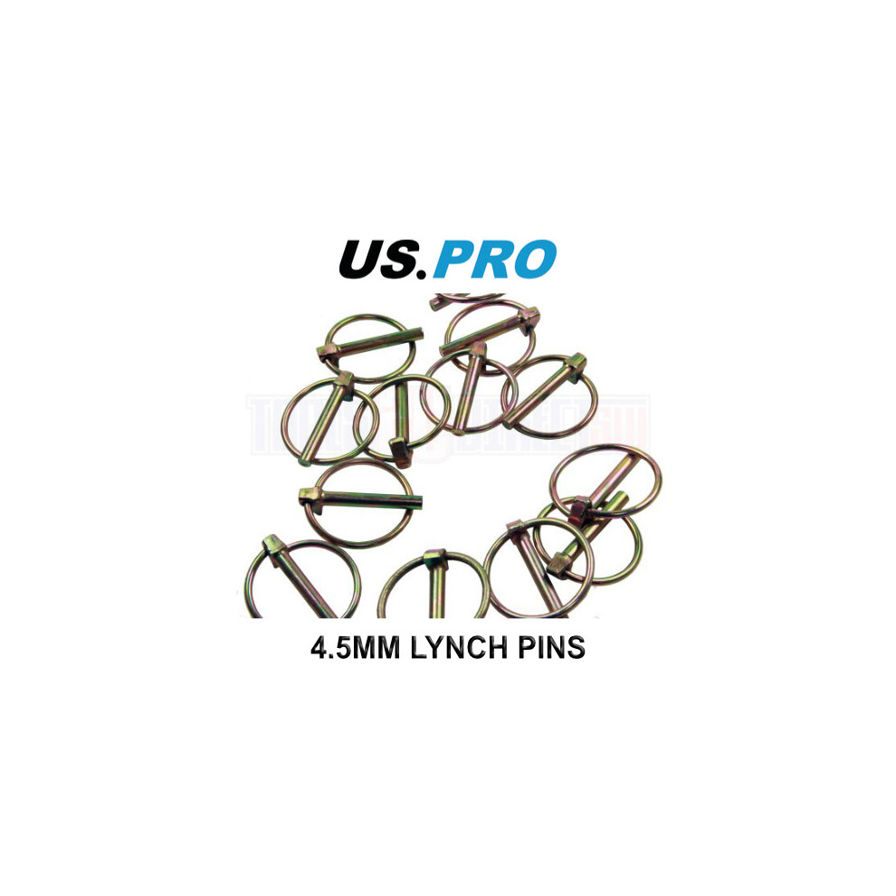 Us Pro Product Details - 9142 | 50Pc 4.5Mm Lynch Pin Ring Clip Set 9142