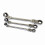 us pro US PRO Tools 6pc Metric Flexi Double Ring Gear Ratchet Spanner Wrench Set 8-19mm 3475 4