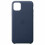 Apple Apple Leather Case for iPhone 11 Pro Max - Midnight Blue - MX0G2ZM/A 4