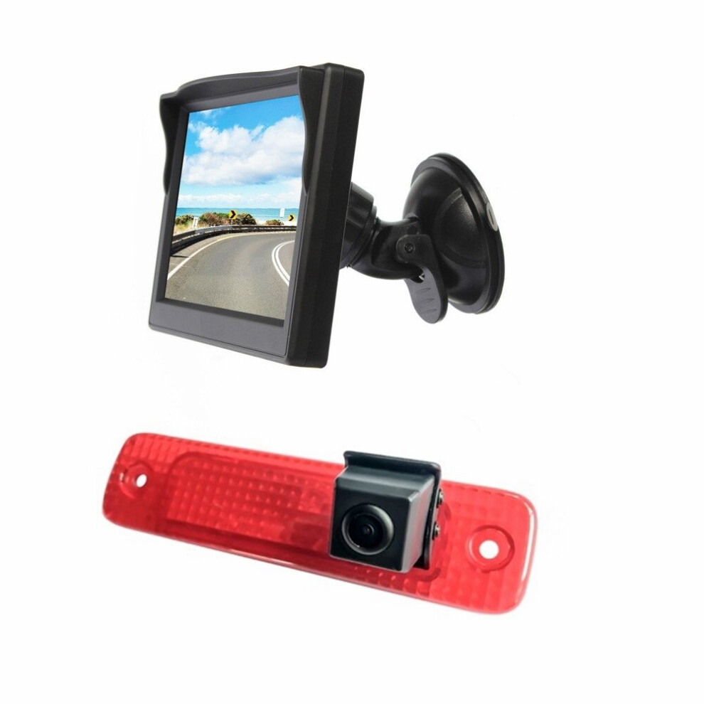 Vardsafe Vs539s Parking Reverse Camera Kit & Suction Cup Rear View Monitor Display For Ford Transit (2006-2013) Light 785691383433