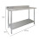 4FT Kitchen Work Bench Catering Table Commercial Stainless Steel Prep Surface 7