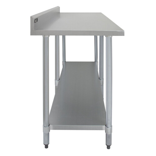 7FT Kitchen Work Bench Catering Table Commercial Stainless Steel Prep Surface 1