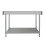 4FT Kitchen Work Bench Catering Table Commercial Stainless Steel Prep Surface 5