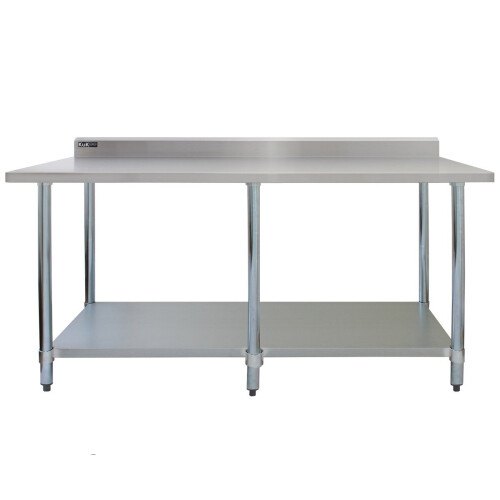 7FT Kitchen Work Bench Catering Table Commercial Stainless Steel Prep Surface 2